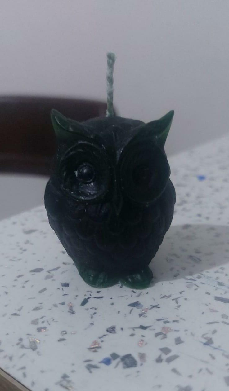 Owl Candle